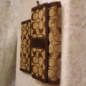 Coach wallet & Checkbook